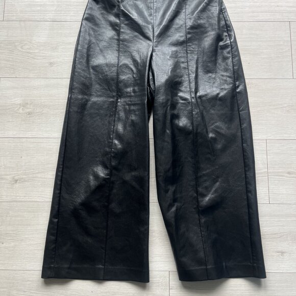 Wilfred Cropped Faux Leather Pants - Picture 2 of 4